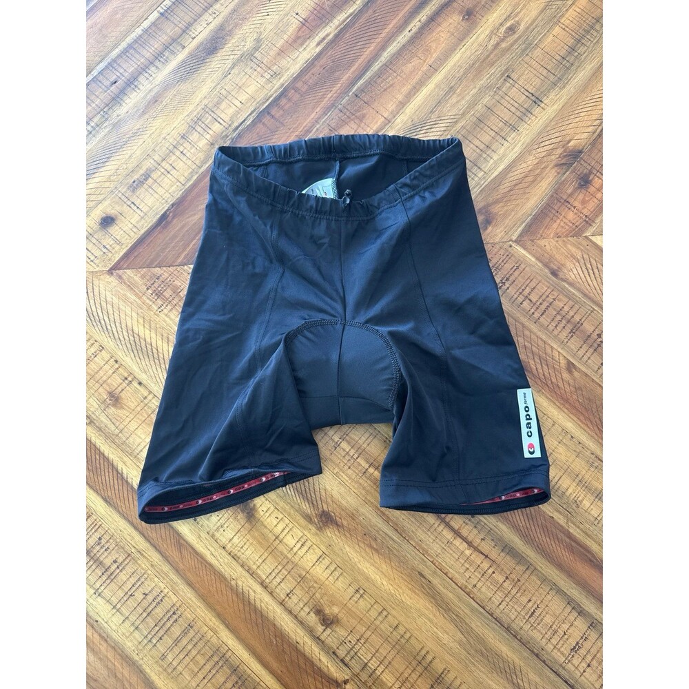 Capo Forma Cycling Shorts Men’s Small Black Chamois Made in Italy